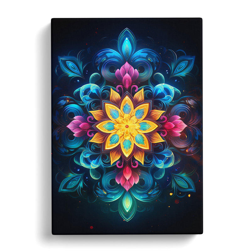 Mandala Digital No.2 - Print, 50cm H x 35cm W x 3cm D