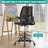 Ergonomic Mesh Drafting Chair Tall Office Chair With Adjustable Footrest Ring-615069752