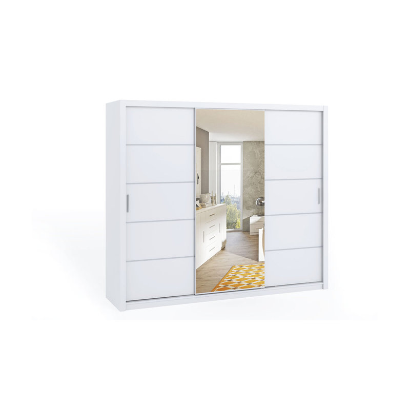 3 Door Laminate Board Wardrobe