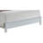 Chic White Transitional King Bed-955352621