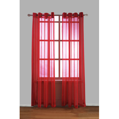 Johson Sheer Curtains / Drapes Pair