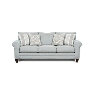 Aurora 88" Rolled Arm Sofa with Reversible Cushions