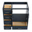 Base de meuble-lavabo simple 36,75 po Peightyn seulement-93359446