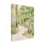 Art mural sur toile tendue - «Sunlit Country Path» de Victoria Barnes pour décoration de salon, de chambre à coucher ou de bureau - 35 x 47