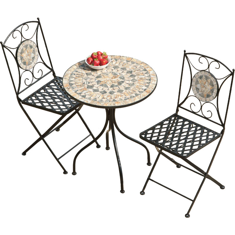 Cadmus 2 - Person Patio Dining Set with Round Table