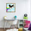 «Whimsical Cat Flying Floater», art mural sur toile par June Erica Vess-20115416-20115396