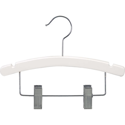 Cintre pour enfants 12 "en bois pour robe / chandail / chandail