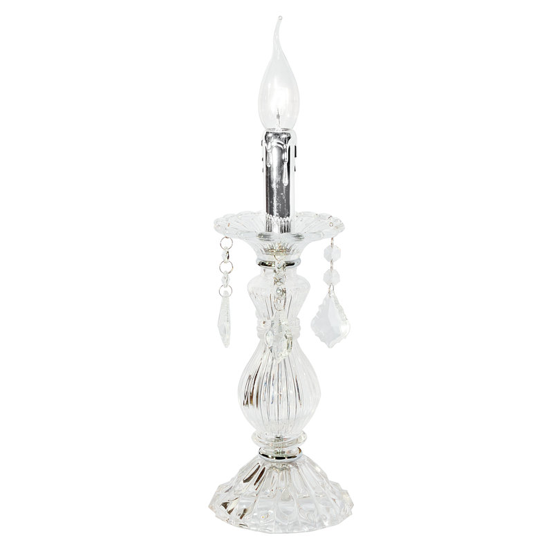 Samara Glass Torchiere Lamp
