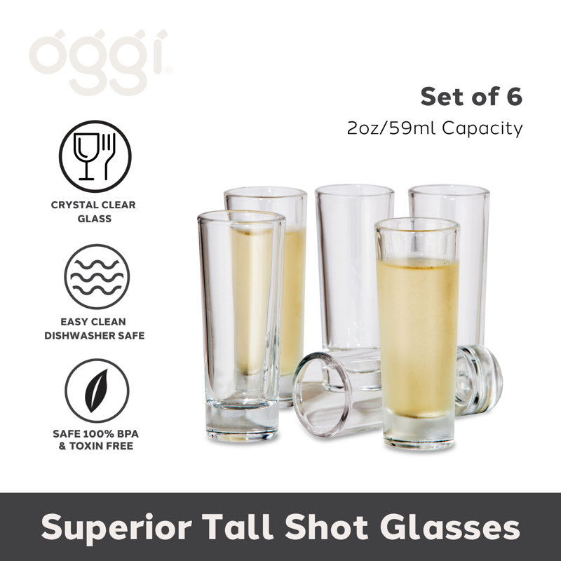 Ensemble de verres à liqueur 6 pièces 2 oz Oggi Barware