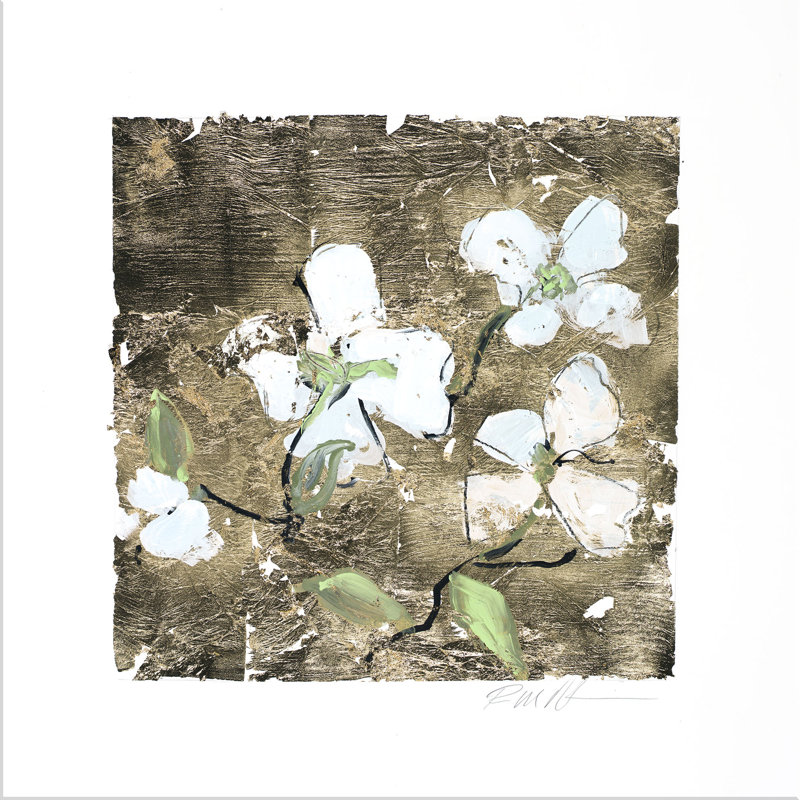 Gold & Dogwood Print