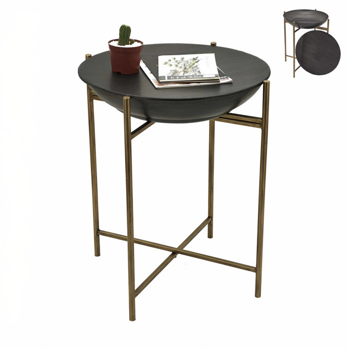 Aster Side Table with Storage