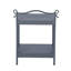 Lugo 45cm W Metal Bedside Table