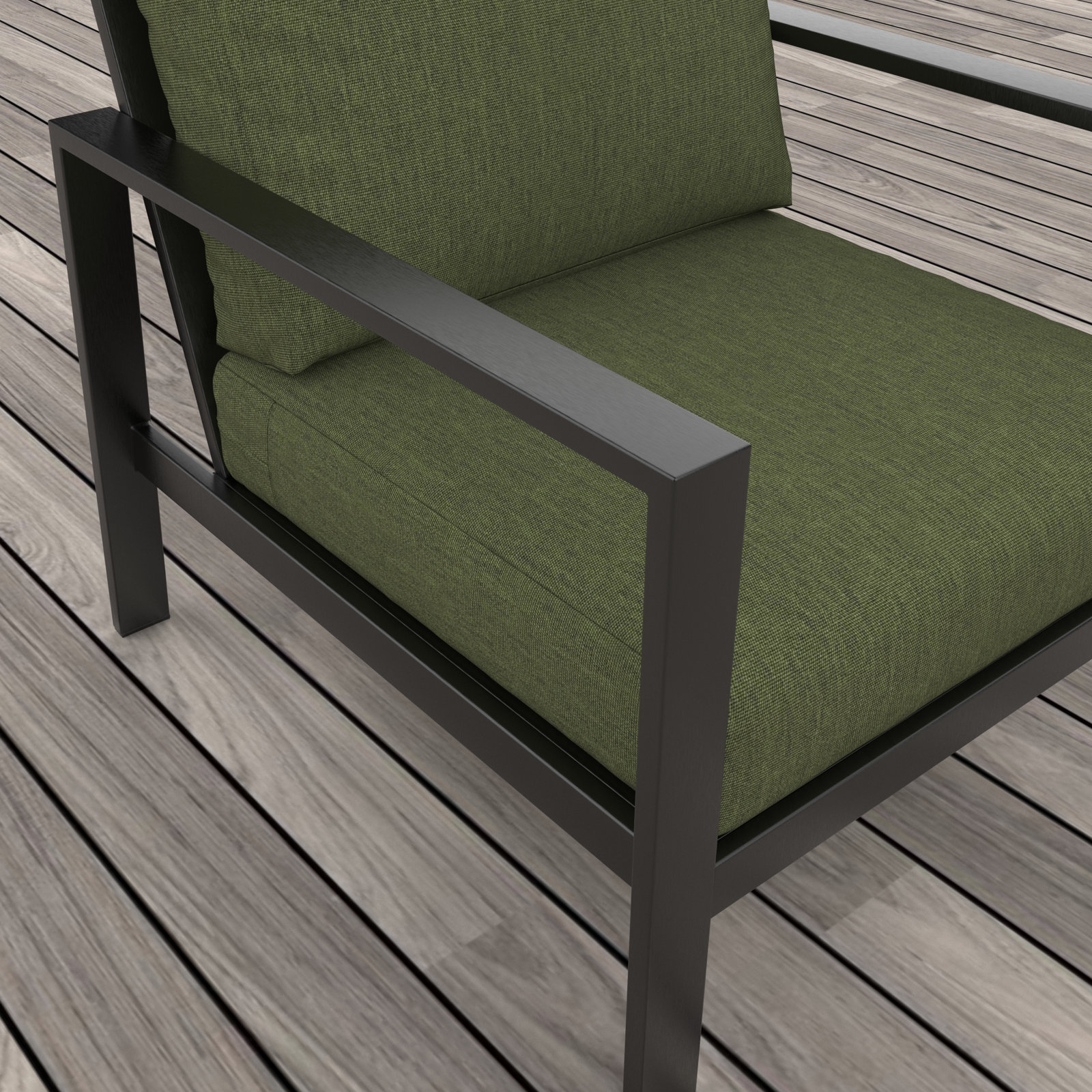 Townsend Sunbrella® Patio Lounge Chair, Sunbrella Canvas Fern, No, None