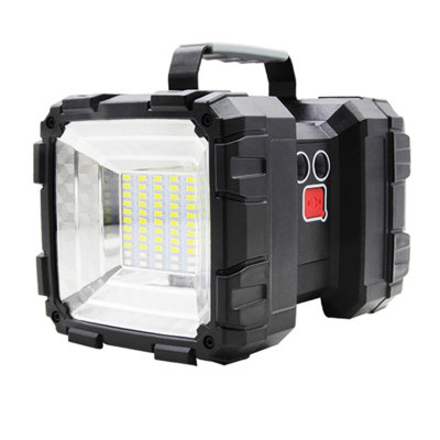 ED Light 35LED Bright Rechargeable Double Searchlight Handheld Flashlight