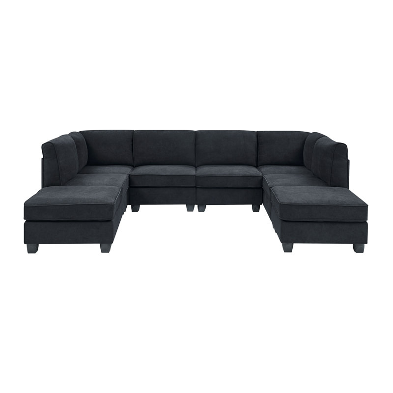 Polyester Upholstered Modular Sectional