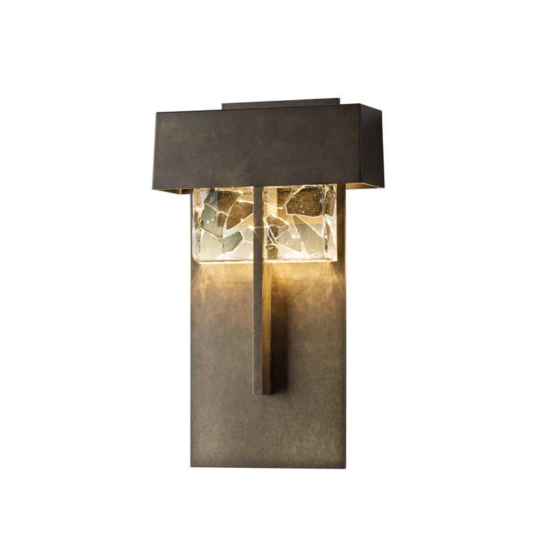Shard Outdoor Flush Mount, 20.9" H x 8.6" W x 3.5" D, Coastal Dark Smoke