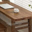 Bureau simple en bois de pin massif brun-120177741
