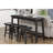 Transitional Bar Stools, Solid Rubberwood, 2pcs, 250lbs 2pcs Wood Transitional, Capacity-952447764