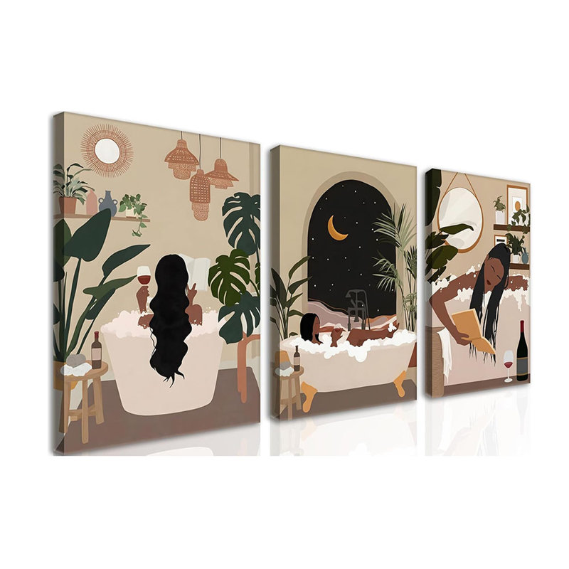 3 Piece Wrapped Canvas Set