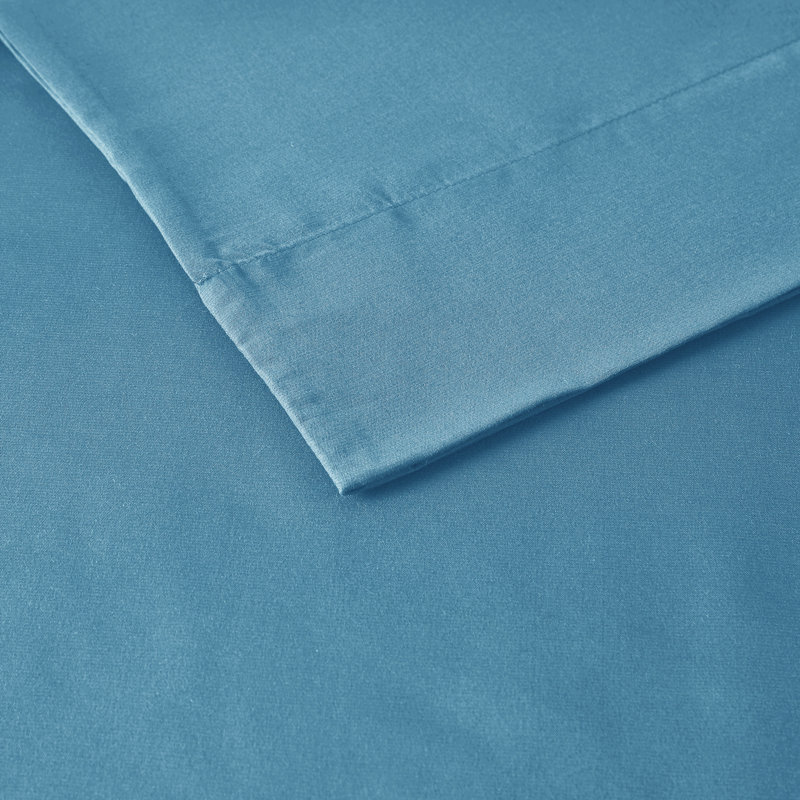 Ensemble de draps toutes saisons Intelligent Design, Ensemble de draps pour taille de lit double et deu, Bleu sarcelle