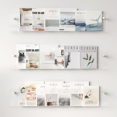 Wall-Mounted Acrylic Display Shelf