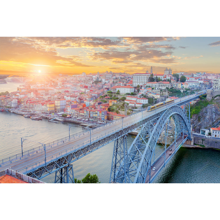 Apollonios Dom Luis Bridge by MaxOzerov - Wrapped Canvas Print