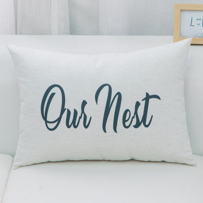  Our Nest Throw Pillow
