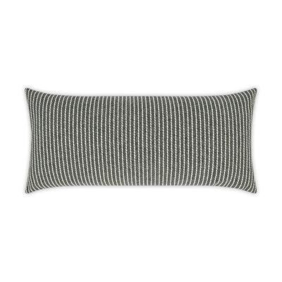 Linus Striped Outdoor Reversible Throw Pillow