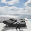 Chaise de patio inclinable avec coussins Sunbrella Dionne