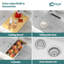 Évier de cuisine encastré en granite 30 po x 19 po x 9,65 po Lofeyo