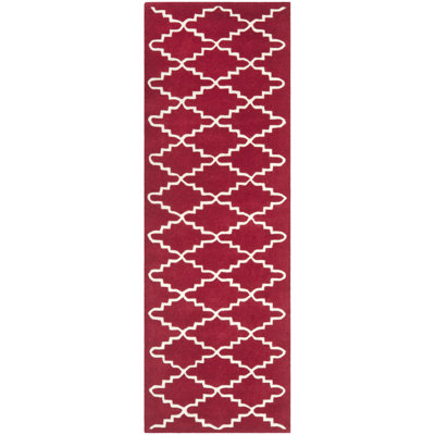 Bickham Geometric Wool Hand Woven Area Rug