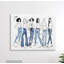 Denim par Decades, mode féminine - bleu / blanc - impression-59974363-59974364