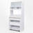 Kitchen Pantry With Foldable Dining Table-517181392
