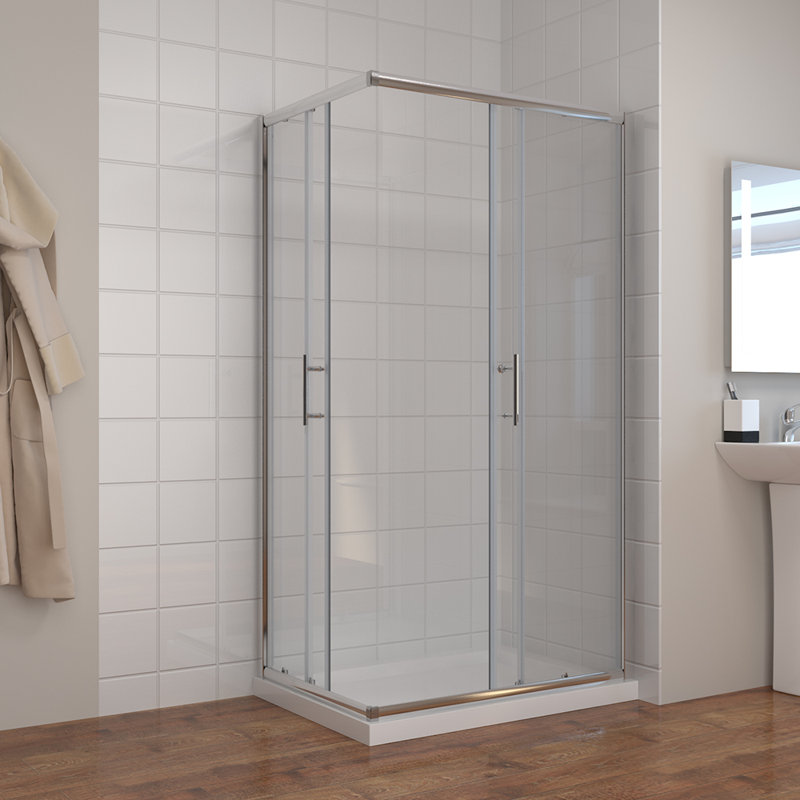Taplin Rectangular Shower Enclosure with Tray - 1850 x 900 mm
