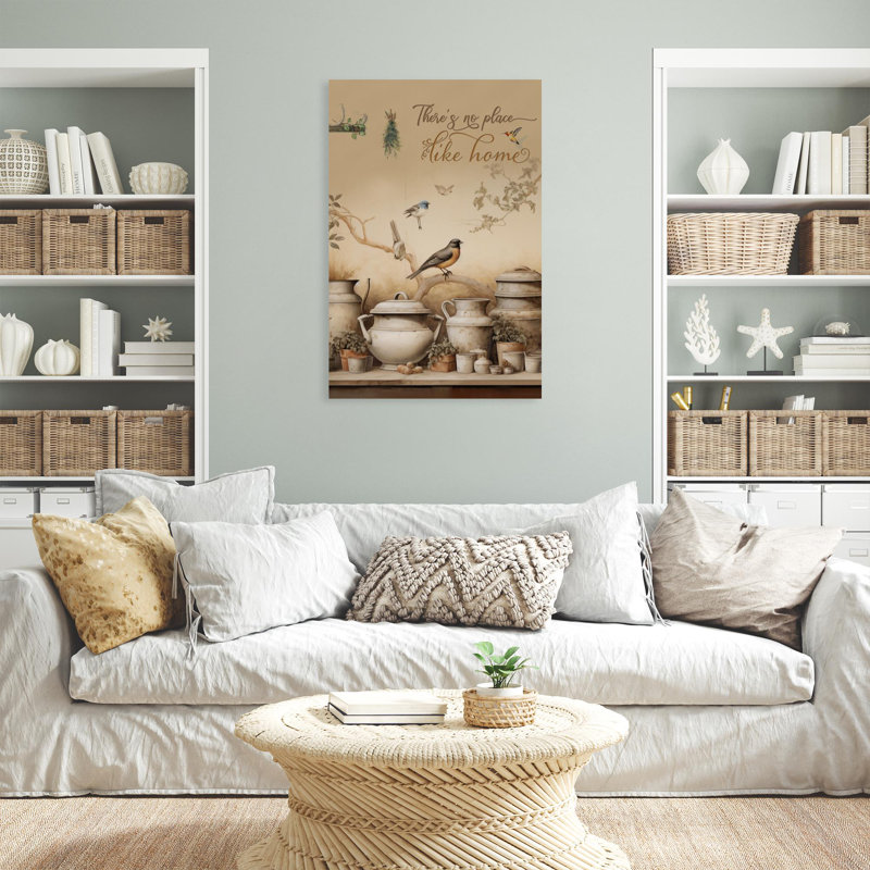 «Theres No Place Like Home», impression sur toile, H 36 po x l 24 po x P 1,25 po
