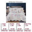 Printed Bedspread Set Floral Pattern with Matching Pillow Shams, Soft Microfiber Coverlet, Lightweight & All-Season Bedding-38040946