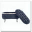 Banc de rangement avec repose-pieds en tissu-893364593