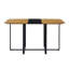 Ensemble de table de salle à manger moderne 7 pièces avec chaises en velours