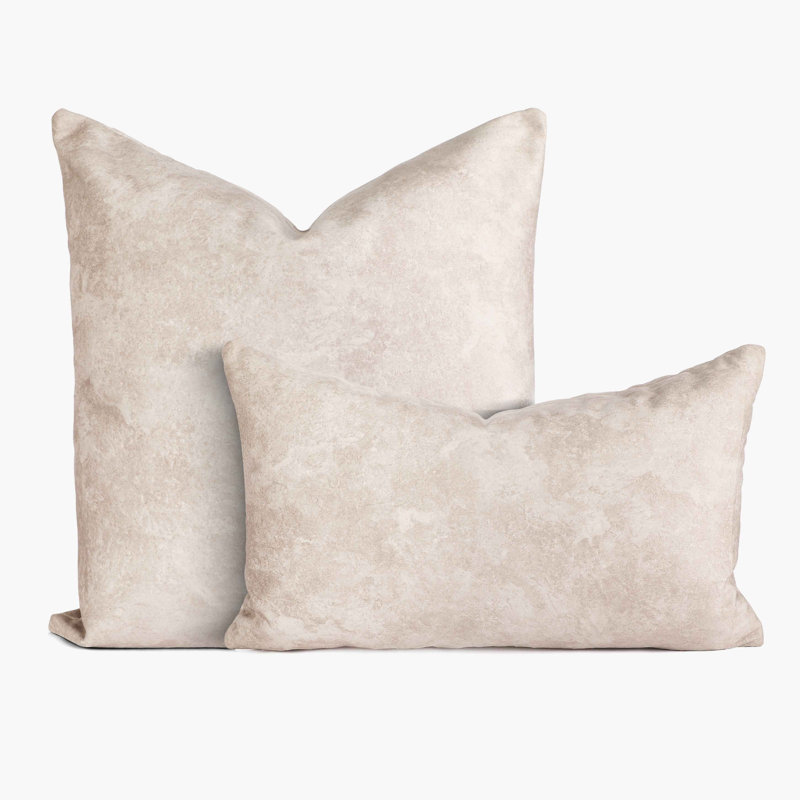 Ensemble de housse de coussin 2 pièces, Crème/beige