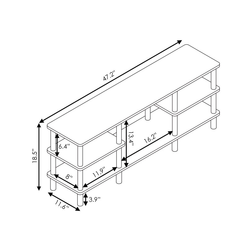 Aramantha TV Stand for TVs up to 55", French Oak Grey
