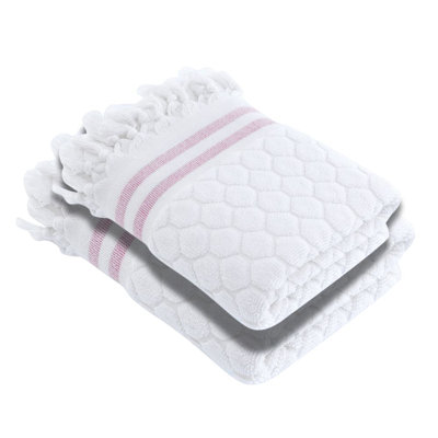 Luxury Turkish Hand Towels- Anatolia Style, 100% Turkish Cotton, Quick Drying, High Absorbency, Soft Towels For Home and Bath, Oversized 20"W x 30"L 2-Piece Hand Towels