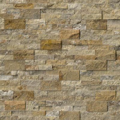 Carrelage mural en pierre naturelle à panneau divisé 6 po x 24 po Stonecrest