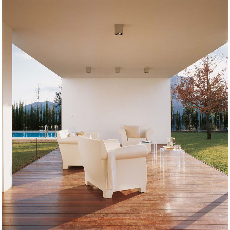 Bubble Club Outdoor Lounge Chair, Pale Gray