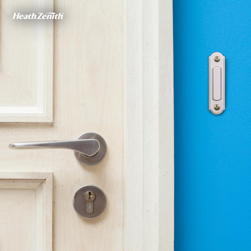 Push Button Doorbell, Satin Nickel
