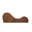 Méridienne ergonomique en brun - Support en mousse haute, housse de chaise longue amovible lavable à la machine, lavable pour la détente-1604897381