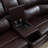 Kiall 110" W 3-Piece Vegan Leather Power Wall Reclining Sectional with Storage & Cup Holder-100824760