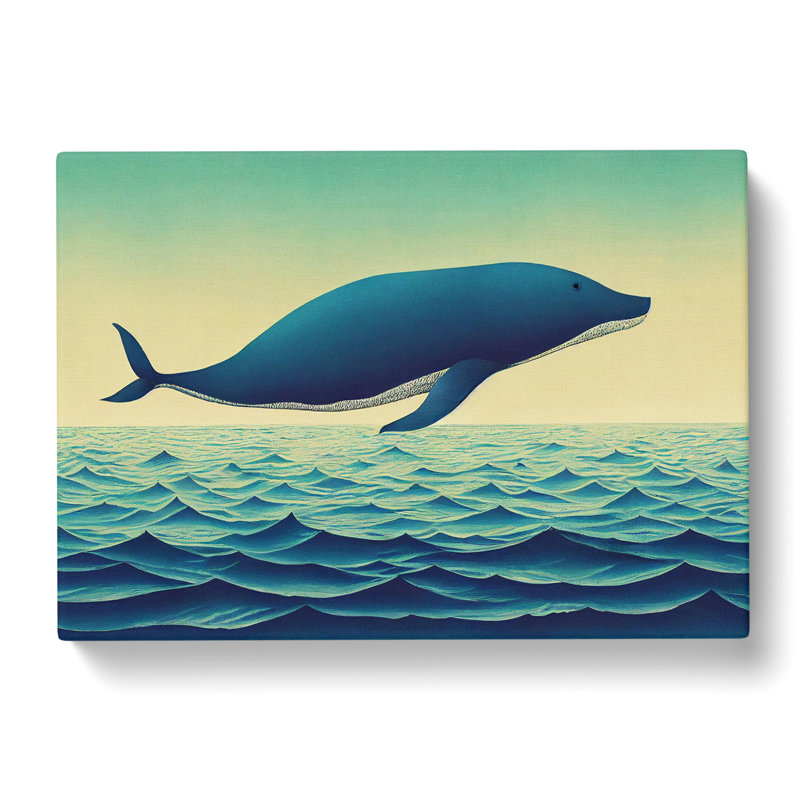 Whale Art Vol.4 - Wrapped Canvas, 50cm H x 76cm W x 3cm D