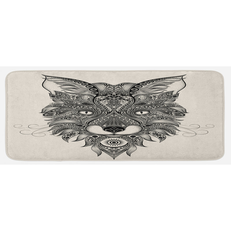 Eclectic Polyester Kitchen Mat