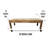 Jeanea Solid Wood Single Coffee Table