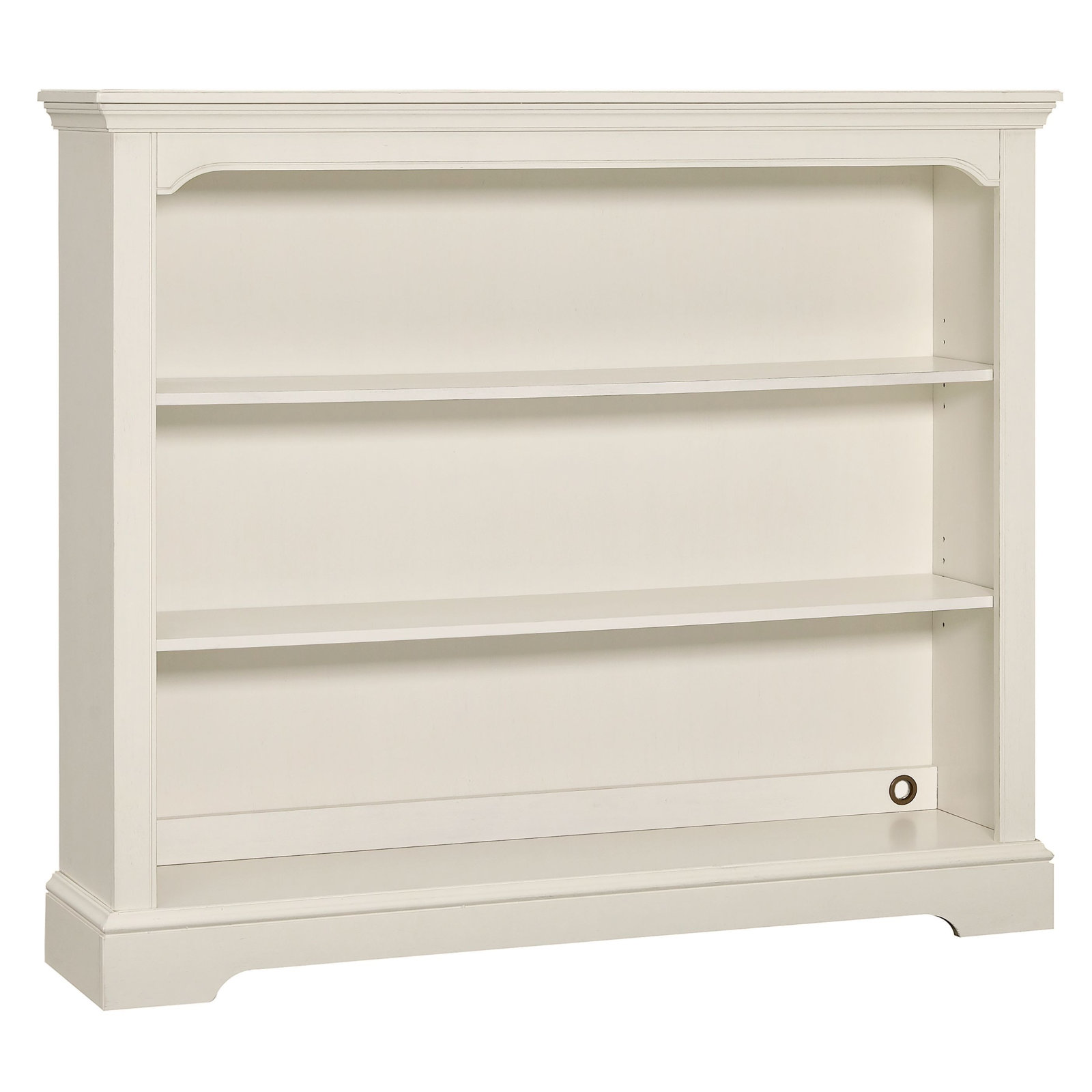 Charter Wide Bookcase, White Dove